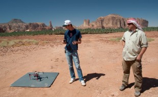 Drone aids archeological dig