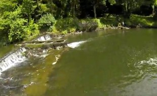 FPV Quadcopter Awesome River Crash and Scuba Diver Rescue