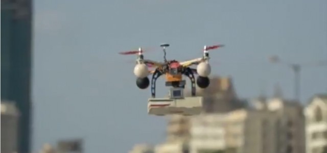 Delivering Pizza in India by Drone