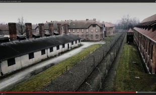 Drone films amazing footage of Auschwitz