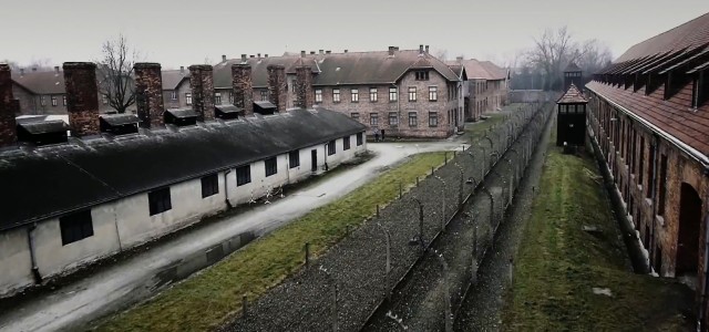 Drone films amazing footage of Auschwitz