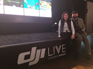 DJI Yvonne and Matt - DJI Live Event: RotorDrone is on the Scene