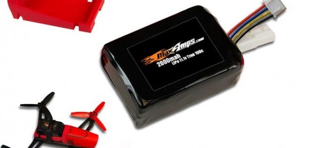 Beskæftiget indtryk fusion MaxAmps.com Battery Upgrade for Parrot Bebob - RotorDrone