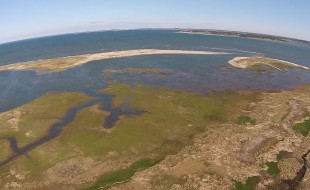 Cape Cod Wetlands from the air