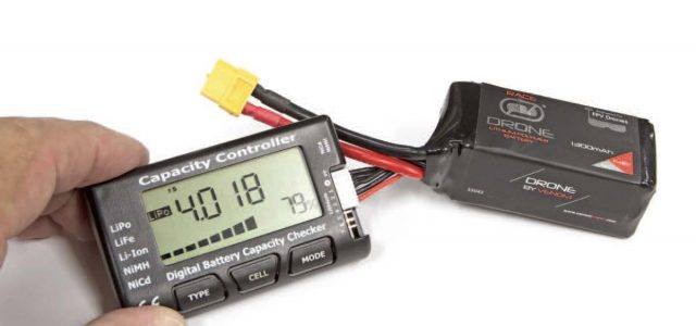 Battery checkers display the voltage from each cell, so you can keep track
of any weak cells.