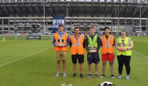 Drone News: Evaluating Rugby Players
