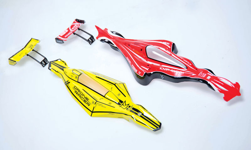 Drone Reviews: Kyosho Drone Racer -different color bodies