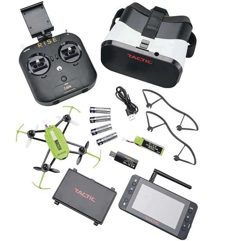 Drone Reviews: RISE Vusion House Racer - complete package