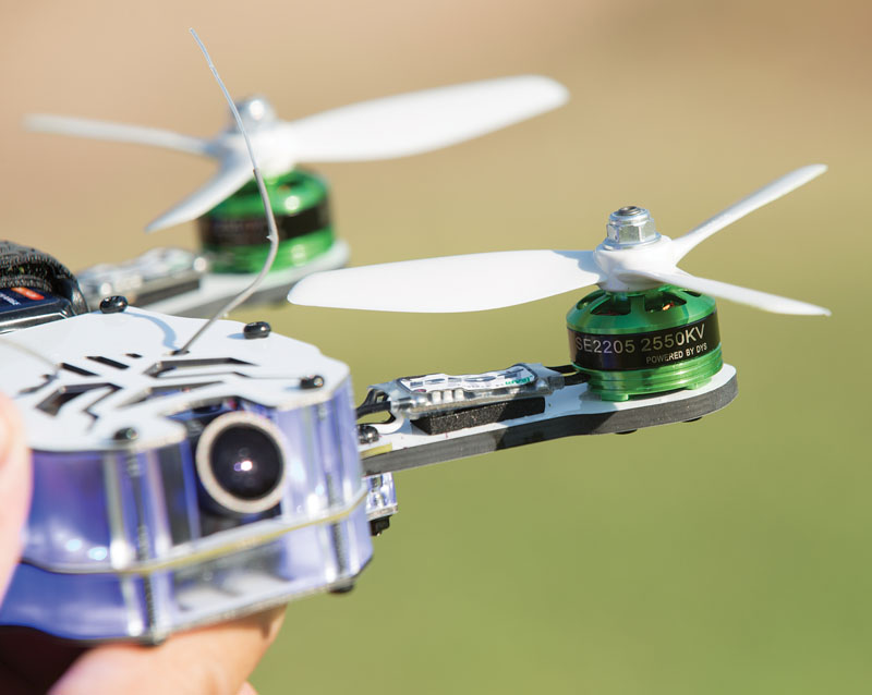 Drone Reviews: Thrust UAV Riot 250R Pro - motor and speed control