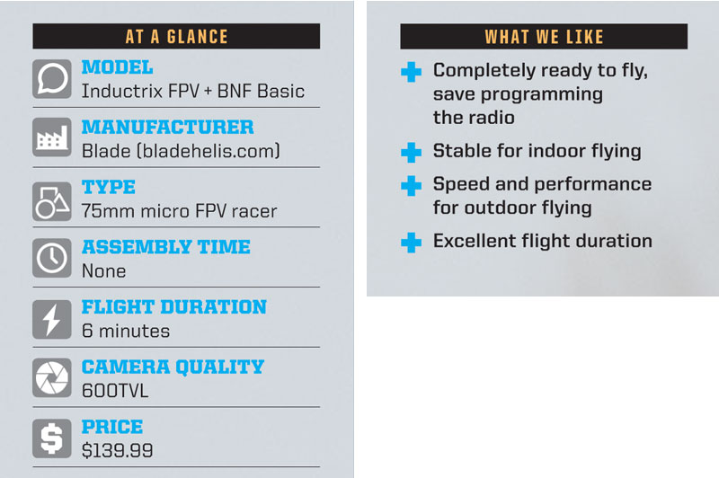 RotorDrone - Drone News | Drone Review: Blade/Horizon Hobby Inductrix FPV +