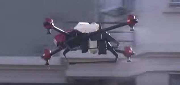 Disinfecting Drone At Work [VIDEO]