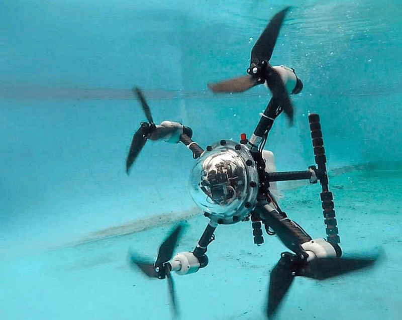 You are currently viewing TJ-FlyingFish Drone Autonomously Swims Underwater and Flies